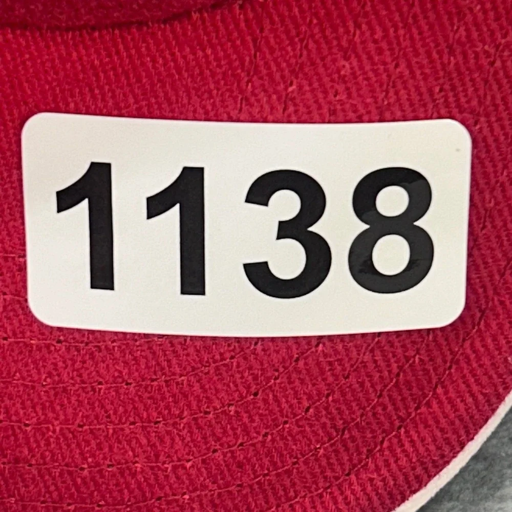 OU Logo Mens Red Signatures Hat Oklahoma Sooners Adjustable OSFM